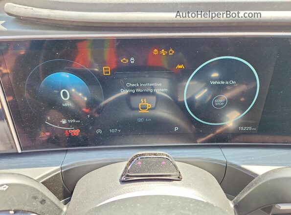 5NMP4DGL1SH128079 2025 HYUNDAI SANTA Black Instrument cluster view