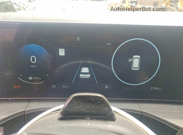 5NMP4DGL1TH189854 2026 HYUNDAI SANTA Black Instrument cluster view