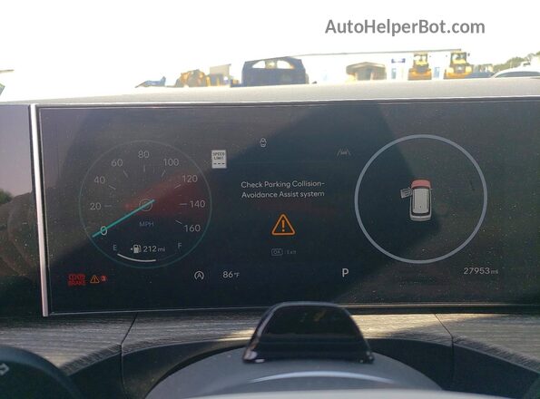 5NMP4DGL8SH141220 2025 HYUNDAI SANTA White Instrument cluster view