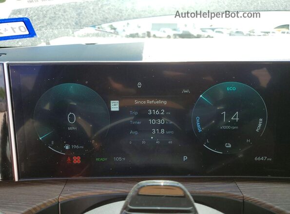 5NMP54G14TH082132 2026 HYUNDAI SANTA Black Սարքավորումների վահանակի տեսք