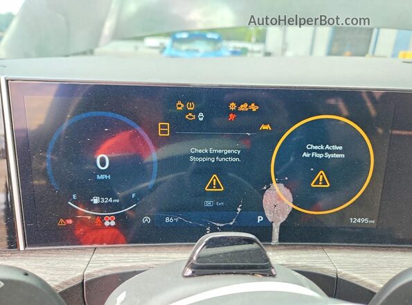 5NMP54GL3RH017816 2024 HYUNDAI SANTA Black Instrument cluster view