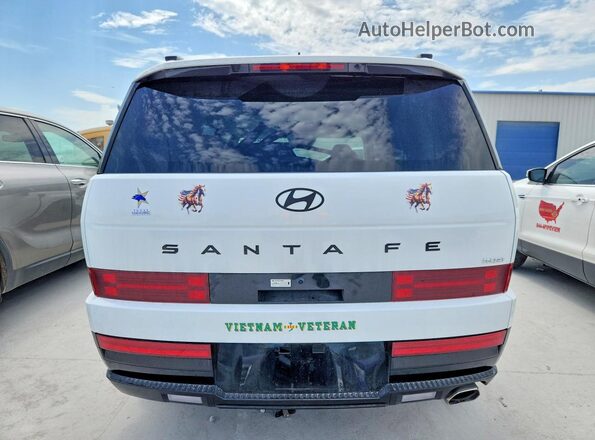 5NMP54GL3SH103116 2025 HYUNDAI SANTA White უკანა ხედი