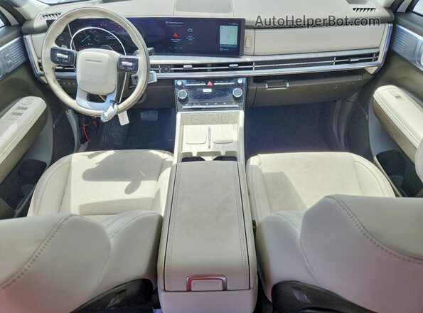 5NMP54GL3SH103116 2025 HYUNDAI SANTA White წინა პანელის ხედი