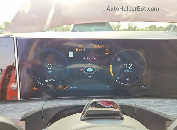 5NMP54GL5RH065964 2024 HYUNDAI SANTA Orange Instrument cluster view