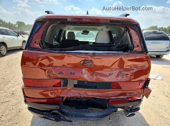 5NMP54GL5RH065964 2024 HYUNDAI SANTA Orange Rear view