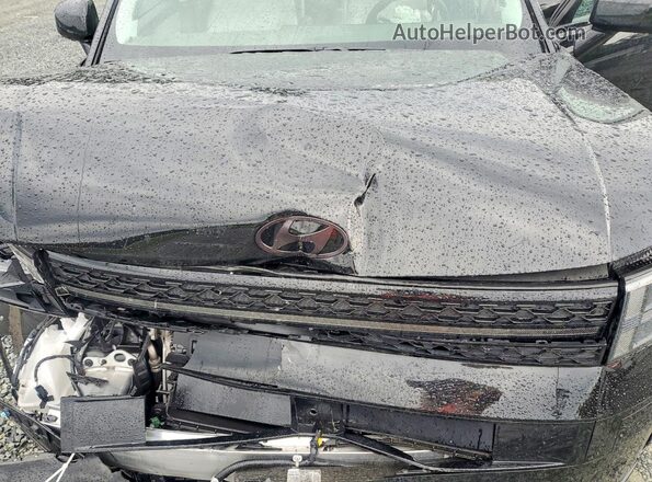 5NMP54GL6SH122078 2025 HYUNDAI SANTA Black Widok komory silnika