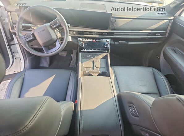 5NMP5DG10SH038921 2025 HYUNDAI SANTA White Առջևի վահանակի տեսք