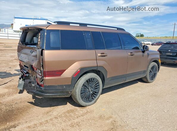5NMP5DG12SH048544 2025 HYUNDAI SANTA Brown Rear right