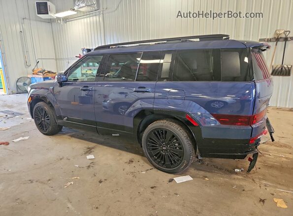 5NMP5DG12SH069684 2025 HYUNDAI SANTA Синий Задняя левая четверть