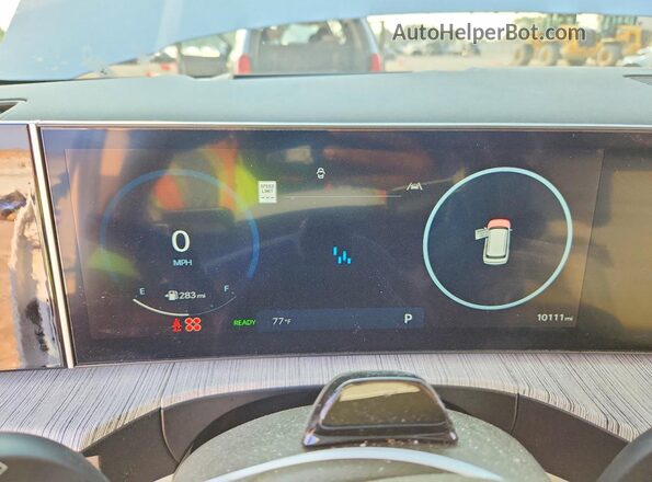 5NMP5DG13SH068625 2025 HYUNDAI SANTA White Instrument cluster view