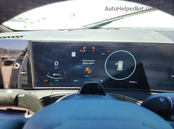 5NMP5DG14SH025279 2025 HYUNDAI SANTA White Instrument cluster view