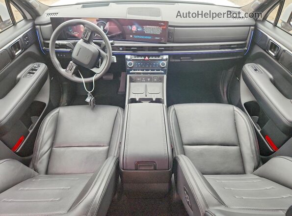 5NMP5DG17SH061855 2025 HYUNDAI SANTA White Вид панелі приладів