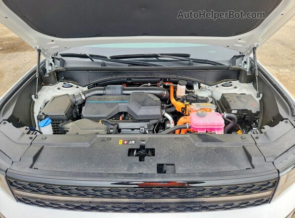 5NMP5DG17SH061855 2025 HYUNDAI SANTA White Вид підкапотного простору