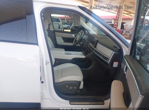 5NMP5DG18SH046099 2025 HYUNDAI SANTA FE HYBRID White Widok wnętrza z przodu