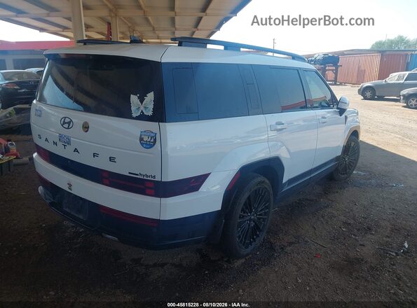 5NMP5DG18SH046099 2025 HYUNDAI SANTA FE HYBRID White Tył prawy