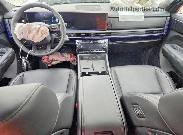 5NMP5DG19SH023348 2025 HYUNDAI SANTA Gray Dashboard view