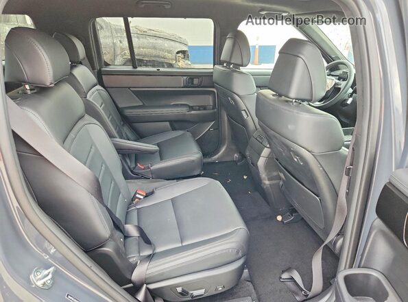 5NMP5DG19SH023348 2025 HYUNDAI SANTA Gray Rear seats view