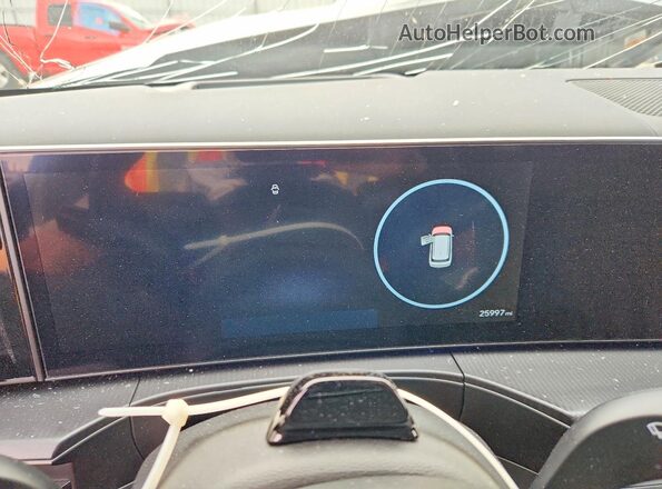 5NMP5DG19SH023348 2025 HYUNDAI SANTA Gray Instrument cluster view