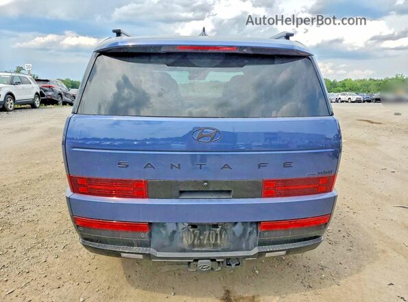 5NMP5DG1XSH040501 2025 HYUNDAI SANTA Blue Հետևի տեսք