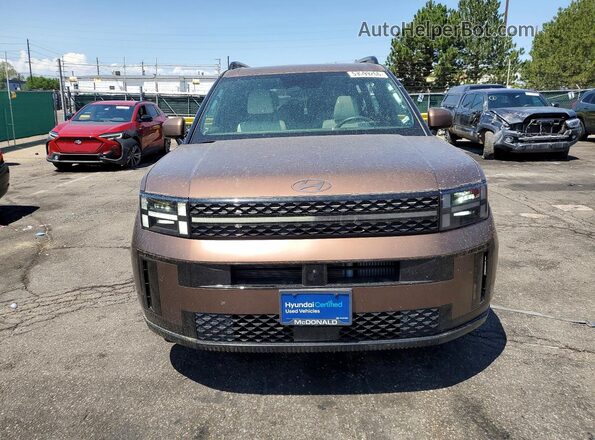 5NMP5DGL0RH065872 2024 HYUNDAI SANTA Brown Դիմացի տեսք