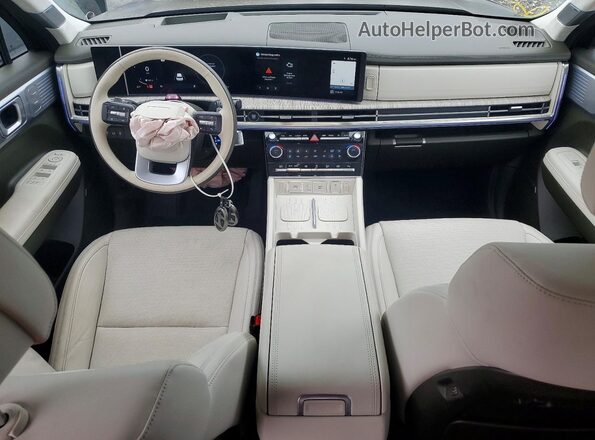 5NMP5DGL2RH061192 2024 HYUNDAI SANTA Brown Dashboard view