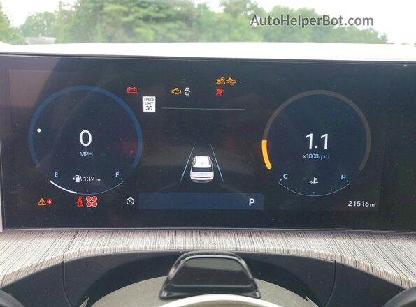5NMP5DGL2RH061192 2024 HYUNDAI SANTA Brown Instrument cluster view