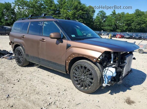 5NMP5DGL2SH099382 2025 HYUNDAI SANTA Brown Front right