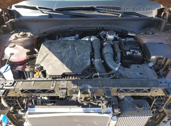 5NMP5DGL2SH099382 2025 HYUNDAI SANTA Brown Engine compartment view