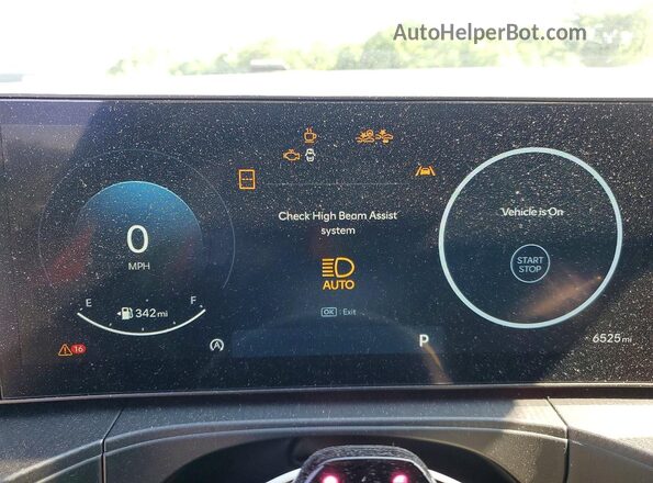 5NMP5DGL2SH099382 2025 HYUNDAI SANTA Brown Instrument cluster view