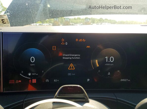 5NMP5DGL6SH108679 2025 HYUNDAI SANTA Black Instrument cluster view
