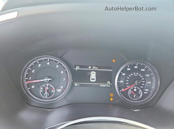 5NMS14AJ0MH322874 2021 HYUNDAI SANTA White Սարքավորումների վահանակի տեսք