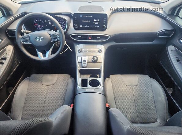 5NMS14AJ0MH322874 2021 HYUNDAI SANTA White Առջևի վահանակի տեսք