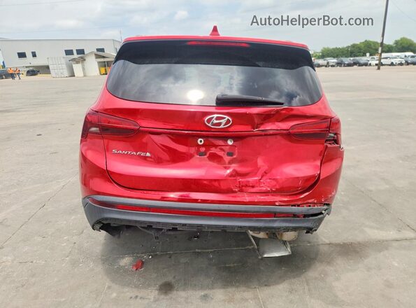 5NMS14AJ0MH365255 2021 HYUNDAI SANTA Red Вид задніх сидінь