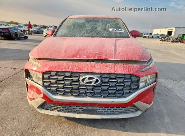 5NMS14AJ0MH365255 2021 HYUNDAI SANTA Red Вид щитка приладів