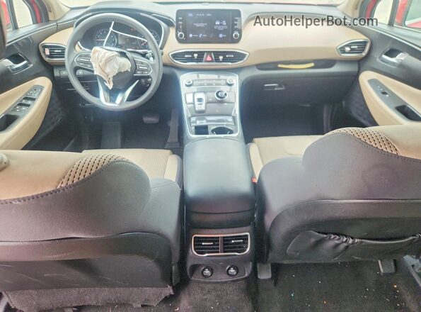 5NMS14AJ0MH365255 2021 HYUNDAI SANTA Red Панорамний вид салону 360°