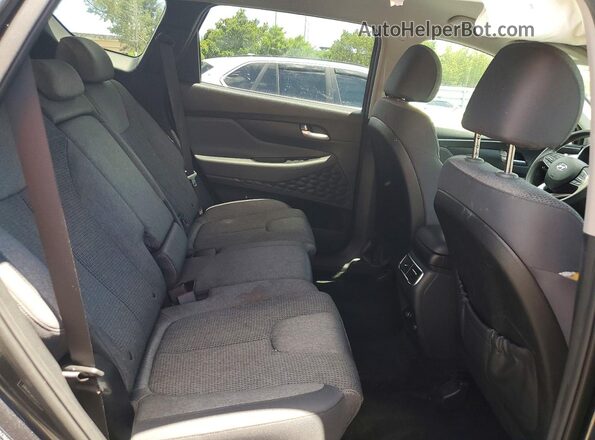 5NMS14AJ1NH376850 2022 HYUNDAI SANTA Black Rear interior view