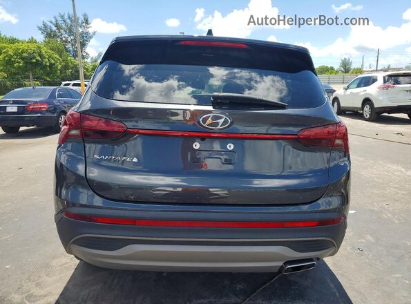 5NMS14AJ1NH376850 2022 HYUNDAI SANTA Black Rear view