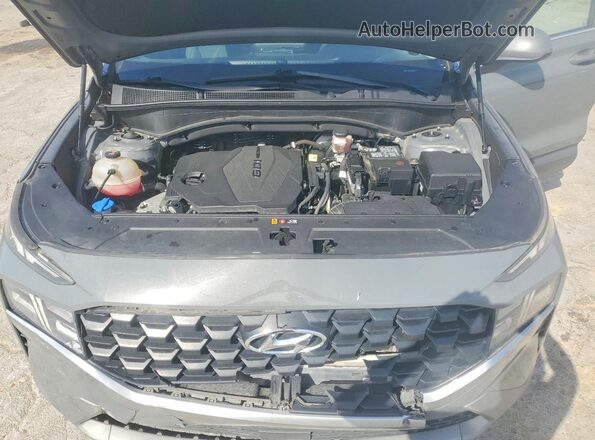 5NMS14AJ1NH445083 2022 HYUNDAI SANTA Gray Vista del compartimento del motor