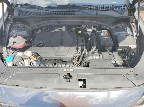 5NMS14AJ4NH376406 2022 HYUNDAI SANTA FE Gray Widok naklejki z numerem VIN