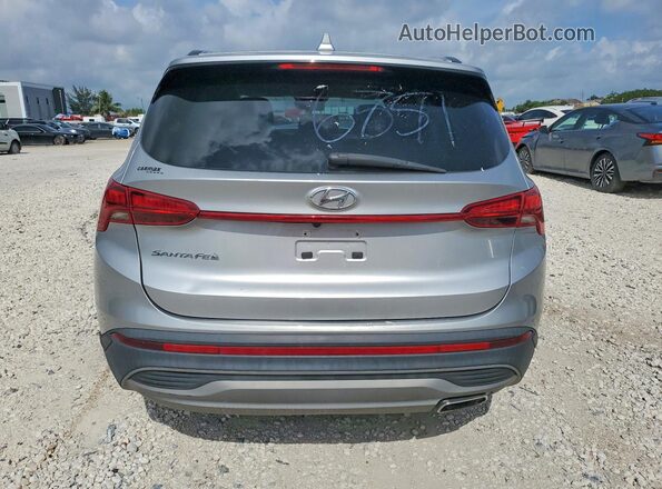 5NMS14AJ6MH366751 2021 HYUNDAI SANTA Silver Rear view