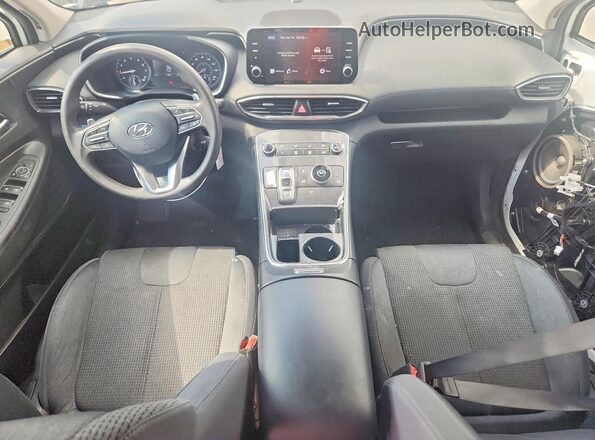 5NMS14AJ7PH520890 2023 HYUNDAI SANTA White Dashboard view