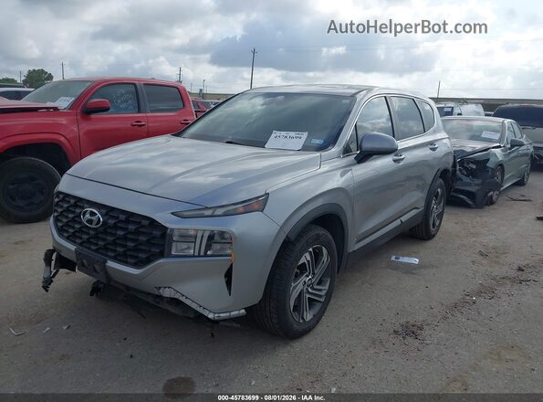 5NMS14AJ9MH317446 2021 HYUNDAI SANTA FE Silver Front left