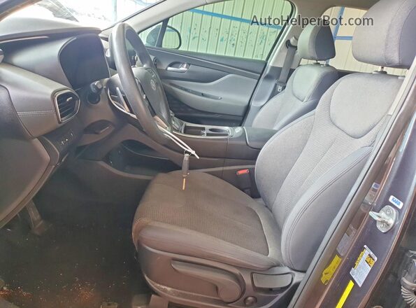 5NMS14AJXMH309419 2021 HYUNDAI SANTA Угольный Вид салона спереди