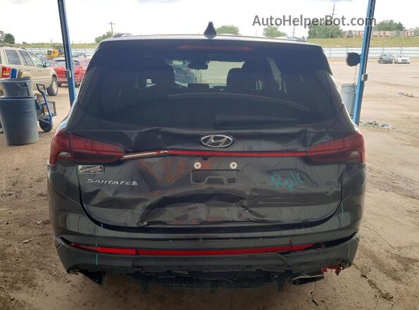 5NMS14AJXMH309419 2021 HYUNDAI SANTA Угольный Вид сзади
