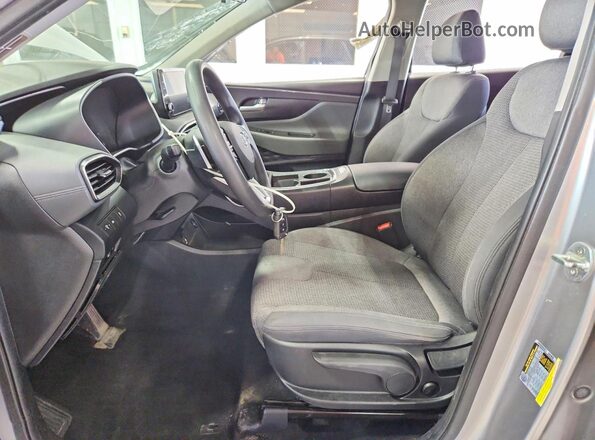 5NMS1DAJ2MH351616 2021 HYUNDAI SANTA Серебряный Вид салона спереди