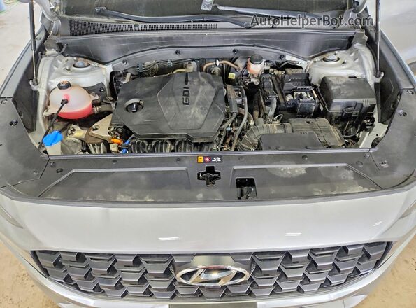 5NMS1DAJ2MH351616 2021 HYUNDAI SANTA Серебряный Вид подкапотного пространства