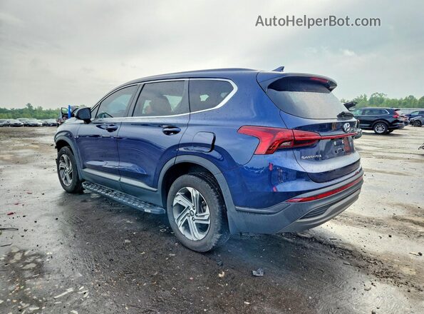 5NMS1DAJ3MH326854 2021 HYUNDAI SANTA Синий Задняя левая четверть