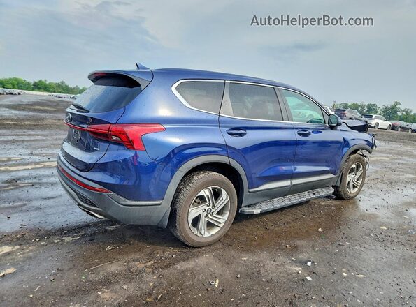 5NMS1DAJ3MH326854 2021 HYUNDAI SANTA Синий Задняя правая четверть