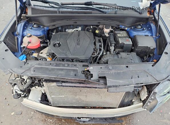 5NMS1DAJ3MH326854 2021 HYUNDAI SANTA Синий Вид подкапотного пространства
