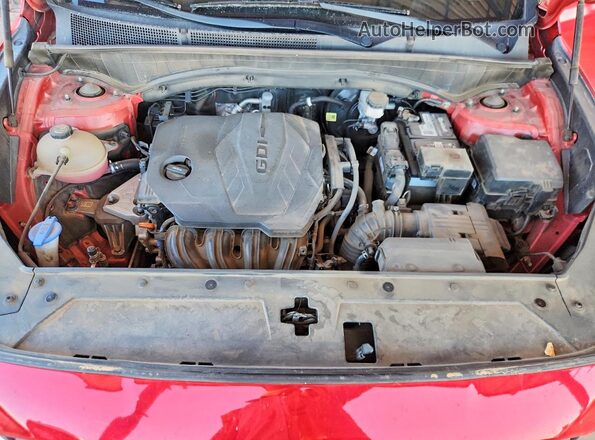 5NMS1DAJ3MH362432 2021 HYUNDAI SANTA Red Շարժիչի բաժամունքի տեսք
